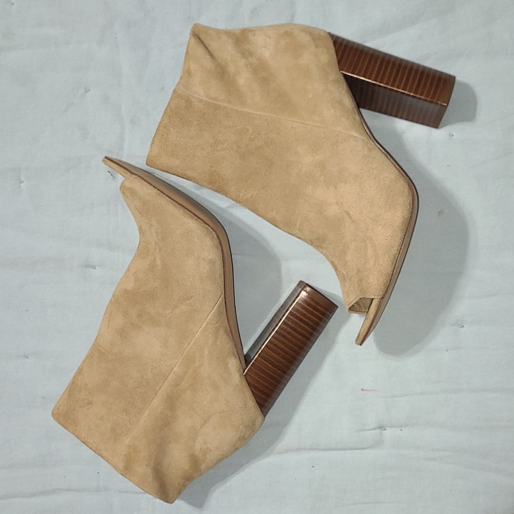 Sam Edelman Yarin Open Toe Booties Size 9.5